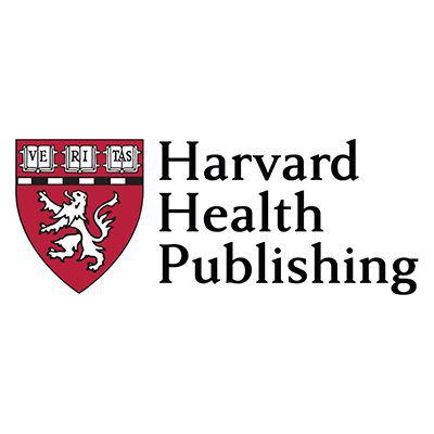 the harvard logo with the text "harvard health publishing" to the right of it