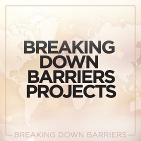 the graphic reads "breaking down barriers projects"