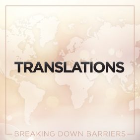 the graphic reads "translations"