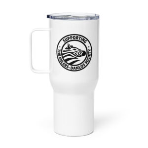 The Ehlers Danlos Society | Travel mug with a handle
